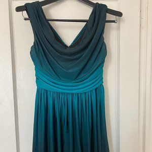 Onyx Nite Dress Ombre Size 12 (blue/green color)
